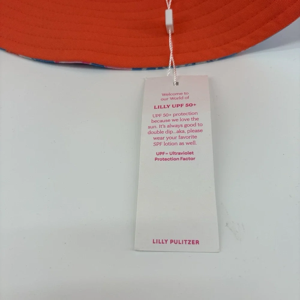 Lilly Pulitzer Reversible Canvas UPF 50 Bahamian Rhapsody's Sun Hat One Size
